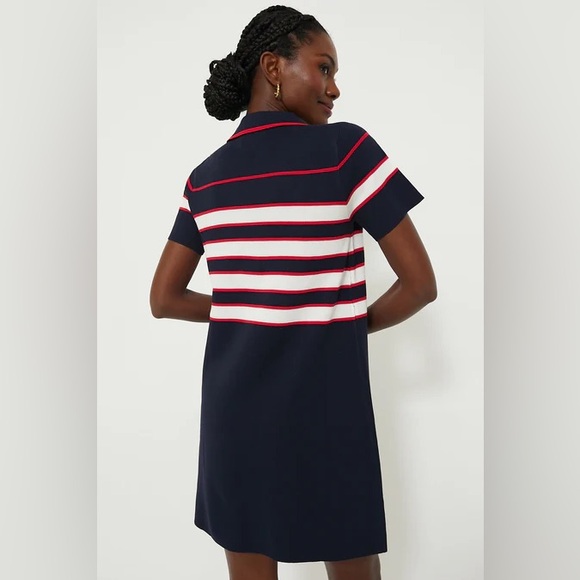 TUCKERNUCK Navy and White Wright Polo Dress size M - Picture 8 of 12